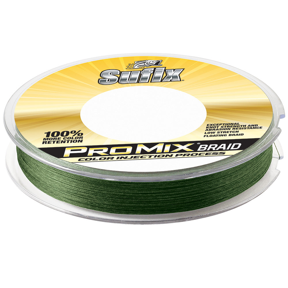 Sufix Promix Braid 15lb Low-Vis Green 300 Yds - 630-115G Fishing Line Image 1