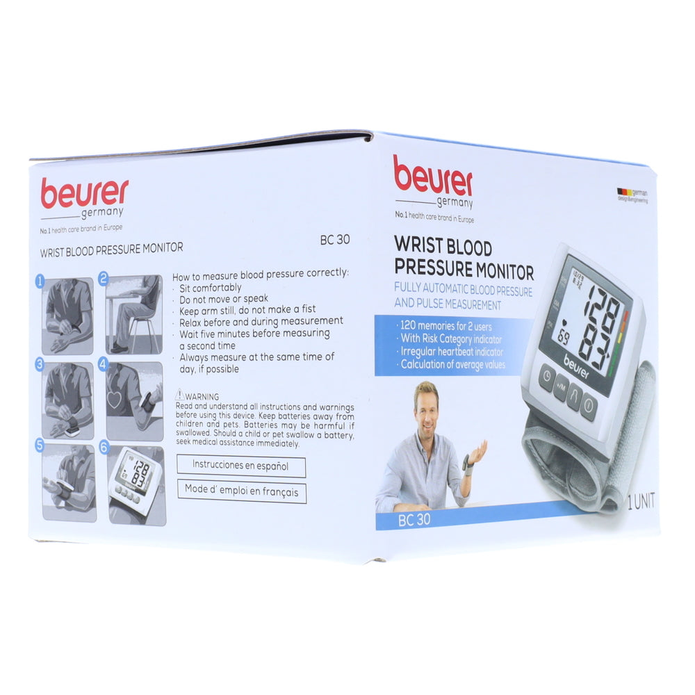 Beurer BC30B Wrist Blood Pressure Monitor