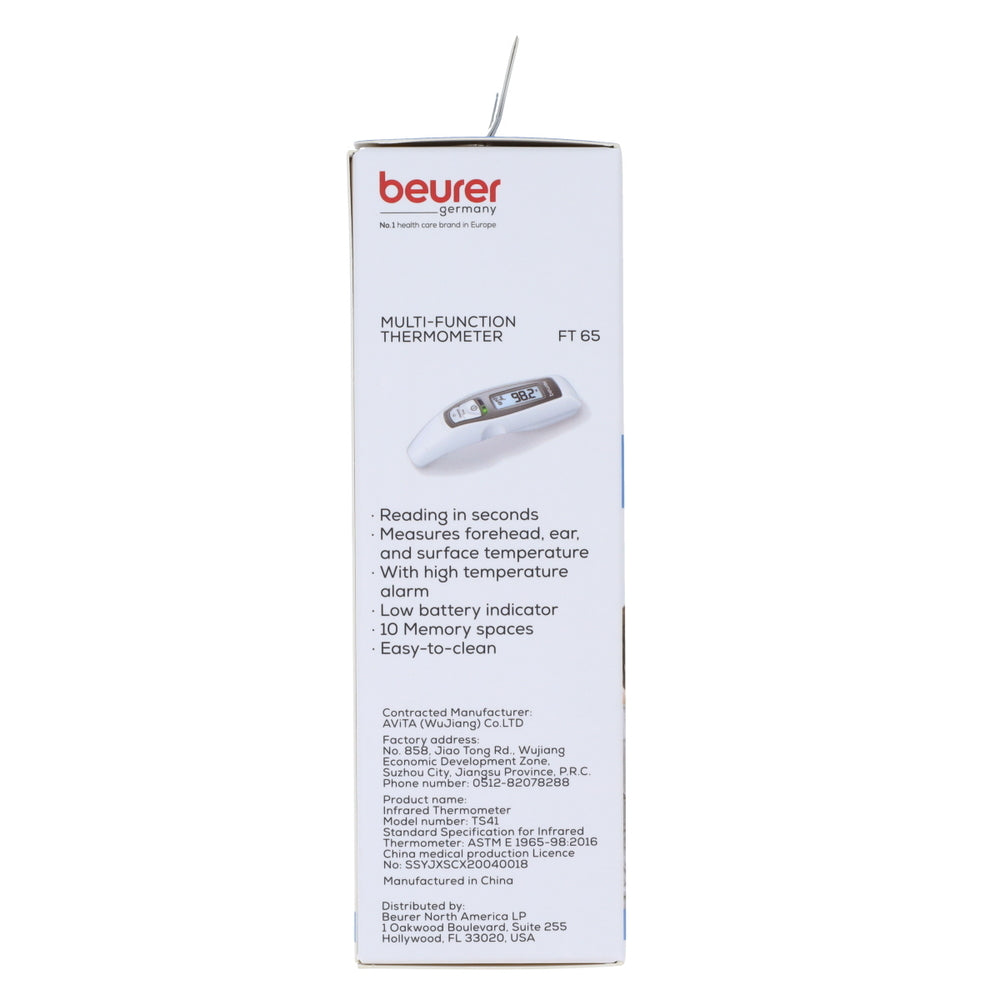 Beurer FT65 Thermometer Infrared Multifunction