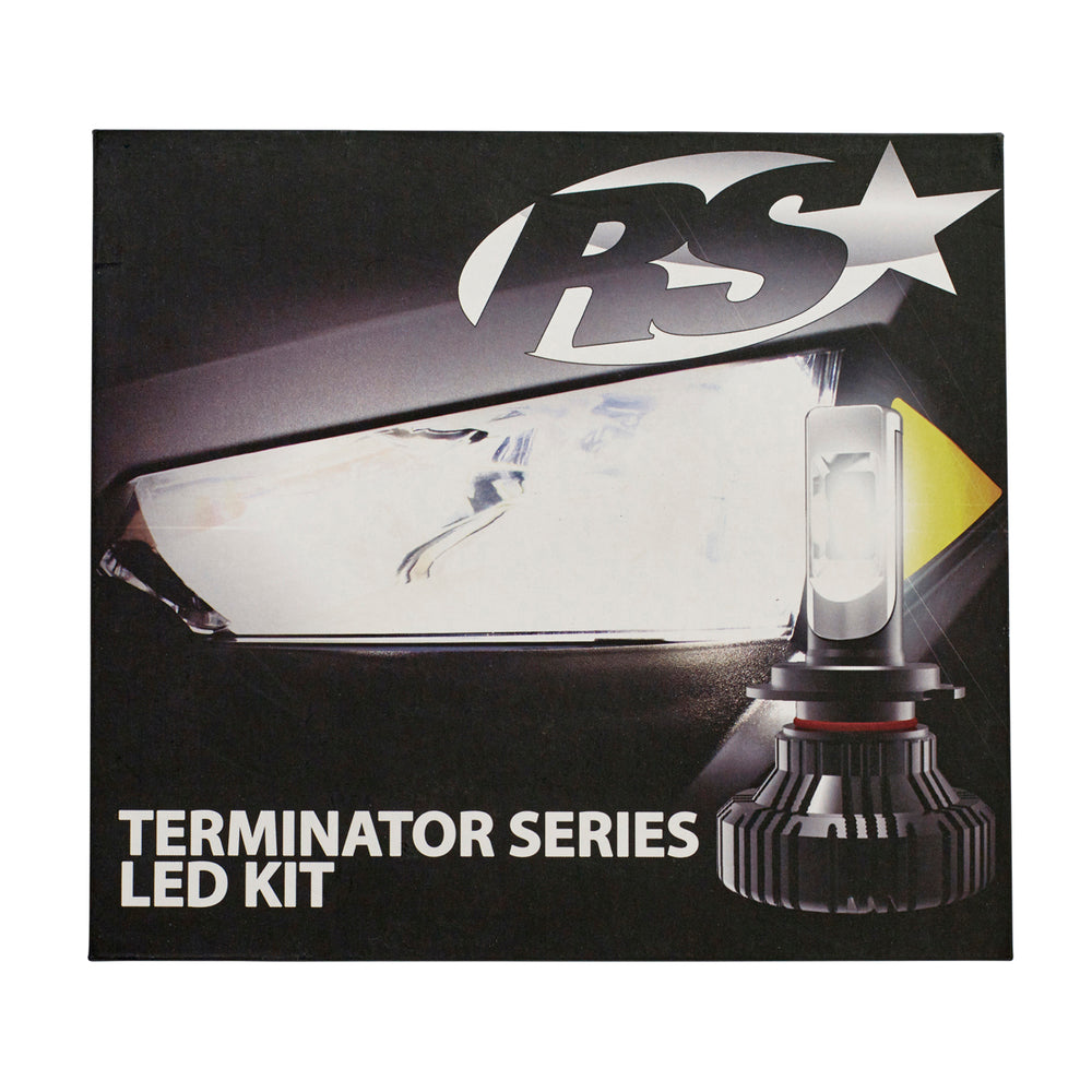 Racesport H13Tled Terminatorseries H13 Fanlessled Headlight Kit Pinpoint