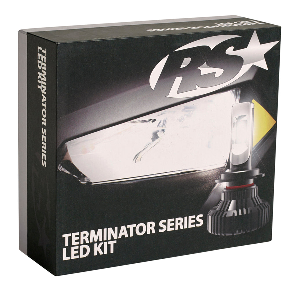 Racesport H13Tled Terminatorseries H13 Fanlessled Headlight Kit Pinpoint