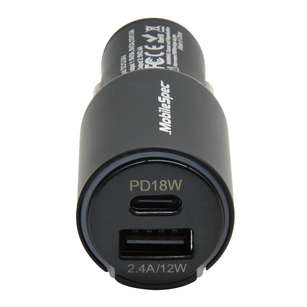 MobileSpec MB01402 30W Dual Port Car Charger