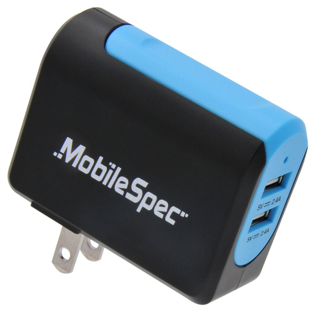 MobileSpec Mbs01202 Dual Port USB Wall Charger Image 1