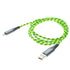 Mobilespec MBSHV0422 Hivis 4ft Lightning to USB-A Cable Y Image 1