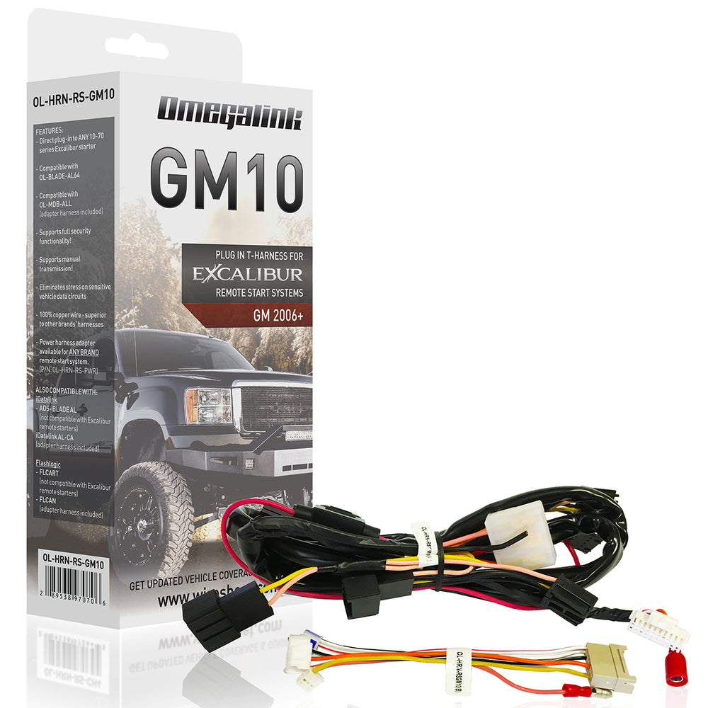 Excalibur Alarms OL-HRN-RS-GM10 Plug&Play Harnesscovers - 495 Different GM Hummer Image 1