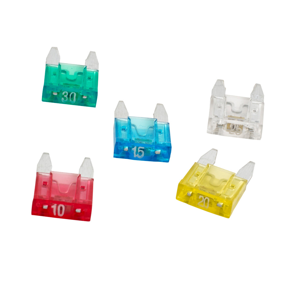 RoadPro Rpmminifatg Trip-Glow Mini Fuse Assortment 5 Pk