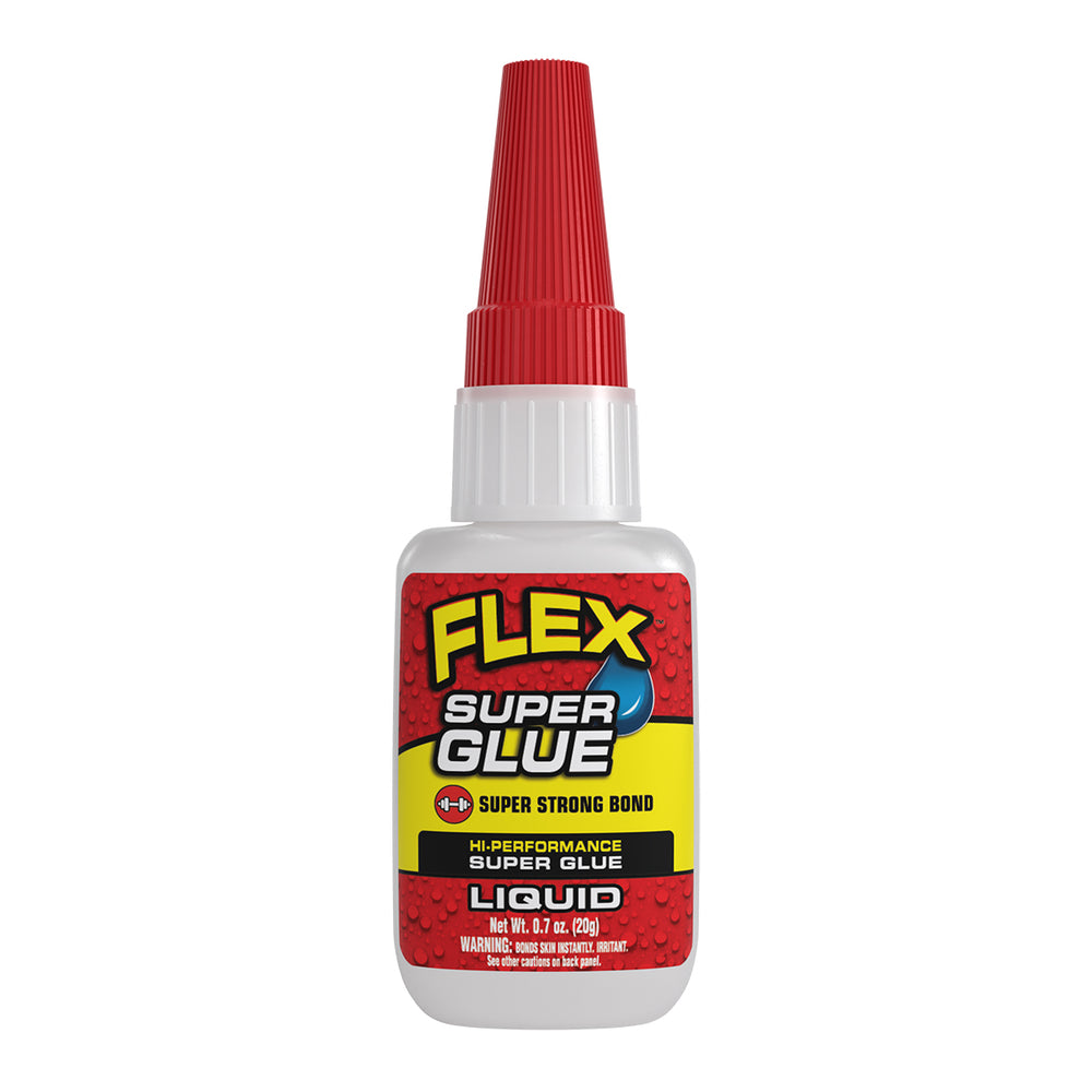 Flex Seal SGLIQB20 Super Glue Liquid - High-Strength Water-Resistant - 20g Bottle Image 1