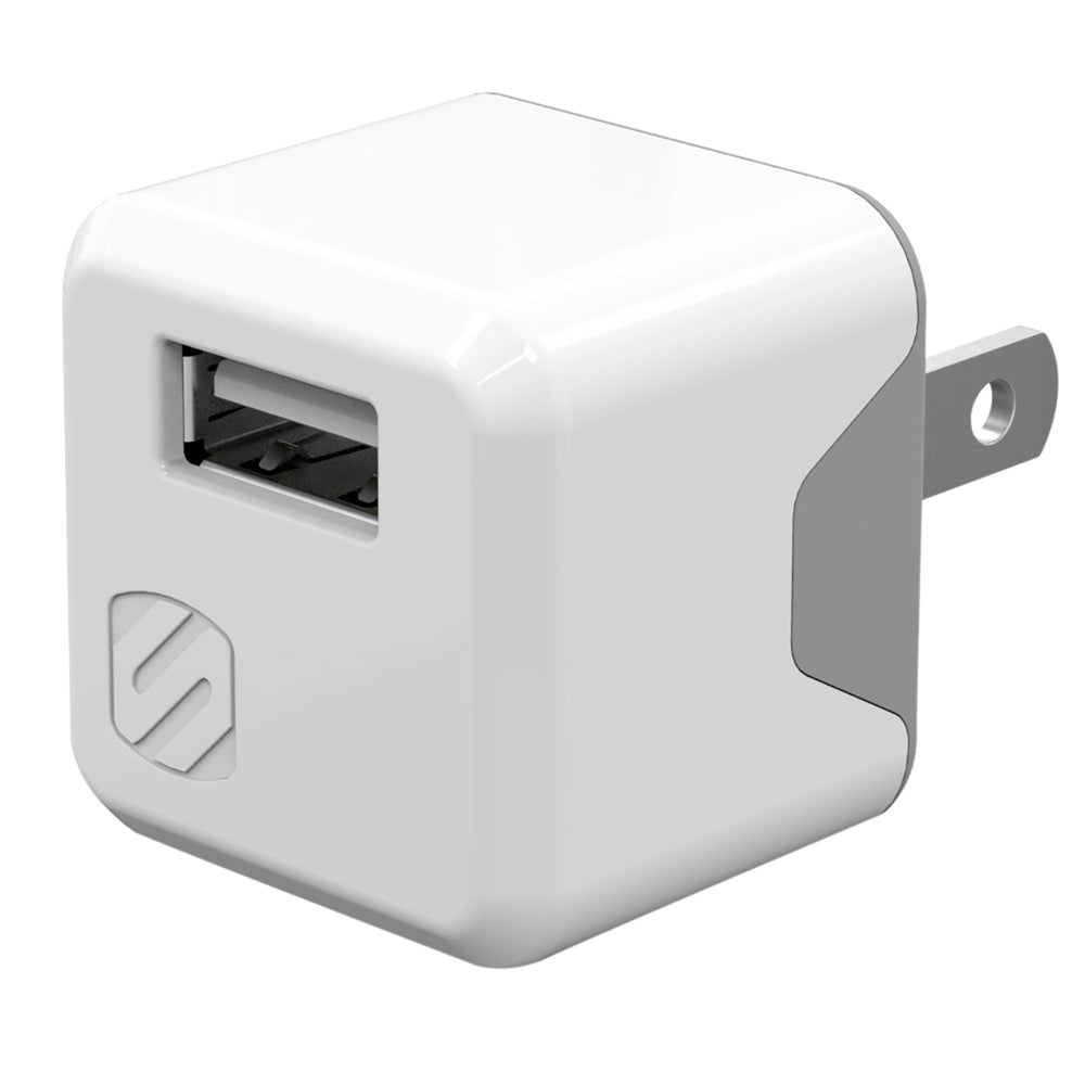 Scosche USBH121WT 12W Compact USB Wall Charger Image 1