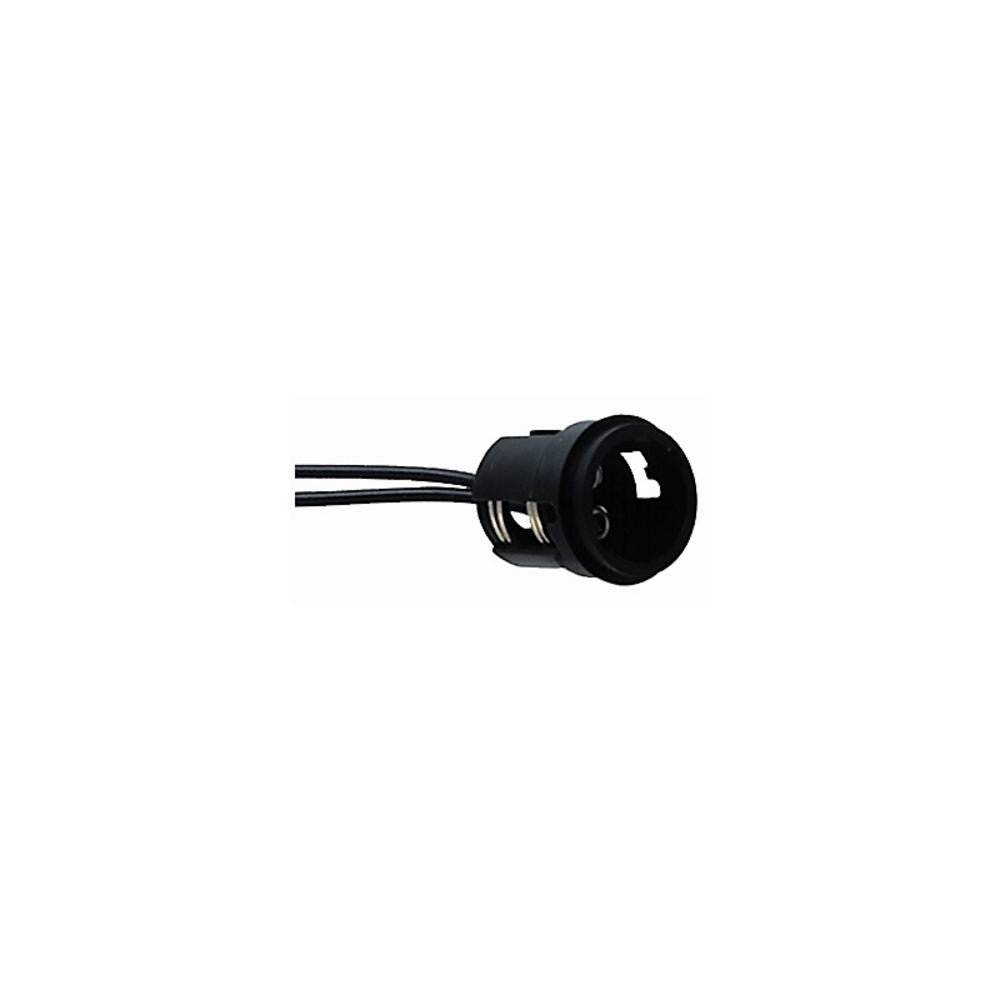Perko 0024Dp1 Double Contact Bayonet Socket Black Polymer 10" Pigtail Image 1