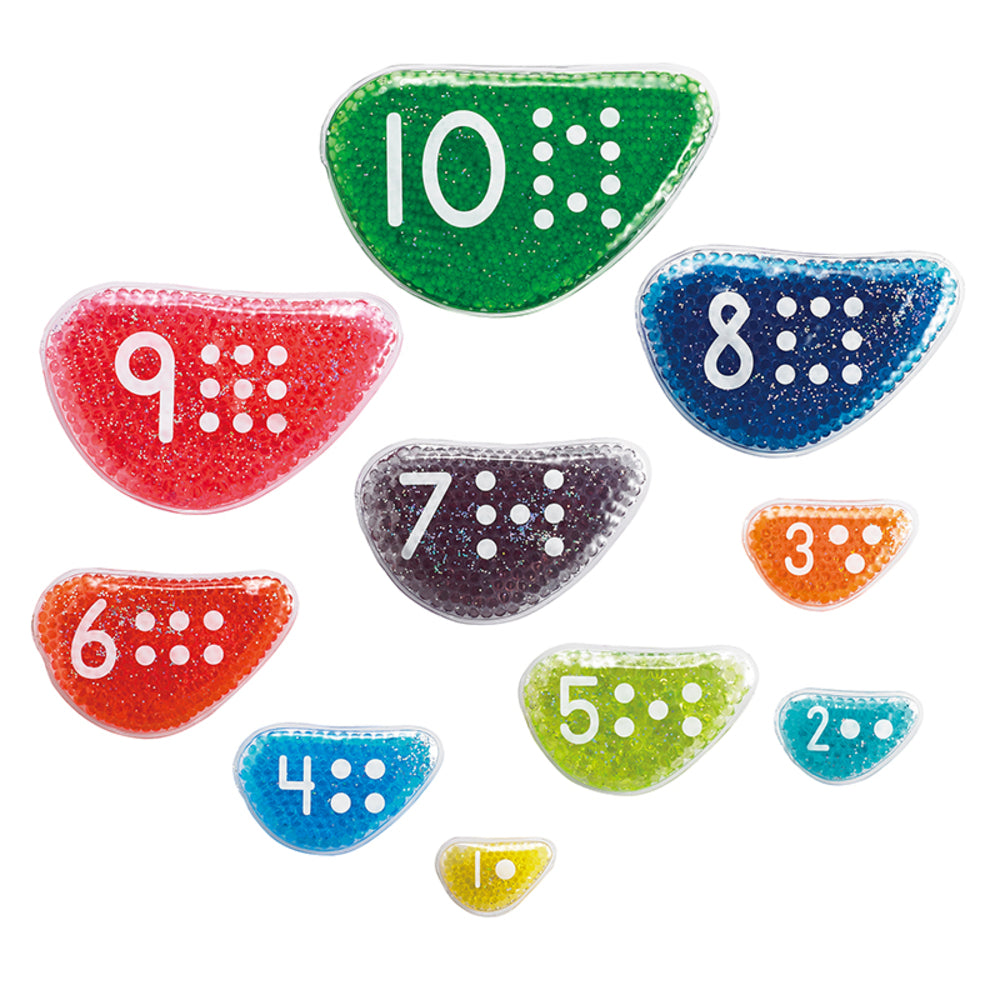 LEARNING ADVANTAGE CTU62401 Sensory Rainbow Pebbles Image 1