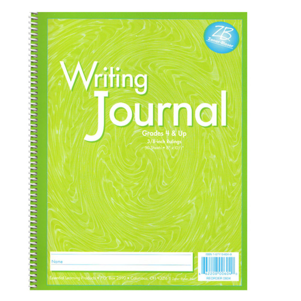 Zaner-Bloser ELP0604 Writing Journal 3/8" Ruling Grades 4+ Image 1