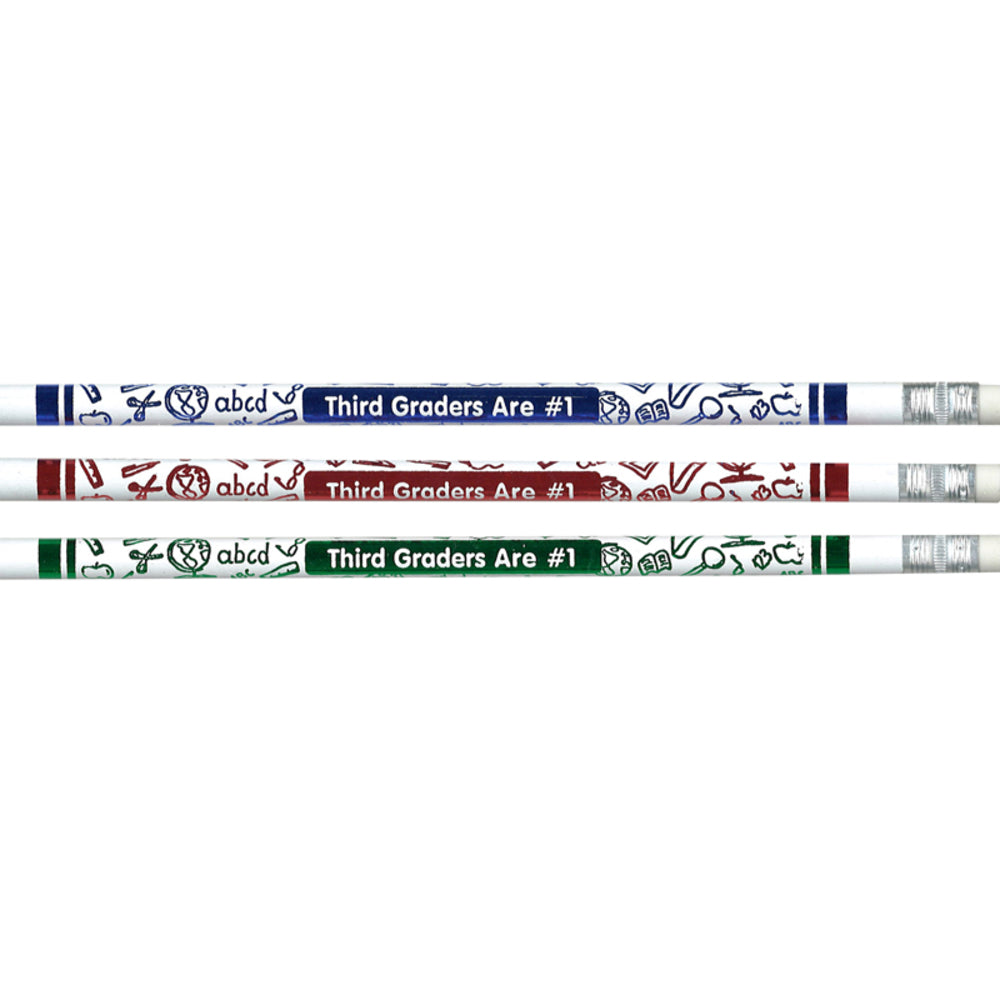 J.R. Moon Pencil Co. JRM7863B Pencils for 3rd Graders, 1 Dozen Image 1