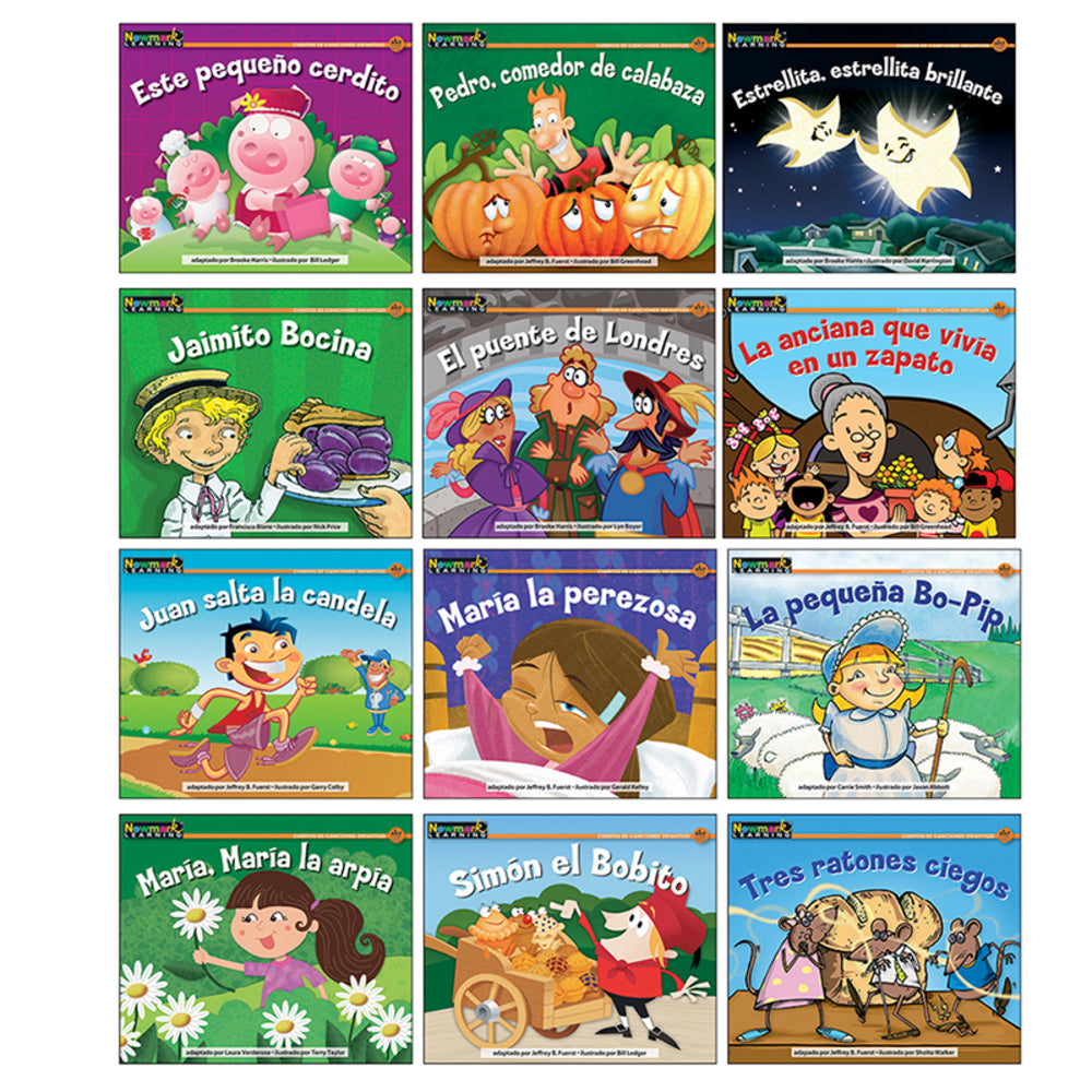 NEWMARK LEARNING NL-2171 Rising Readers Leveled Books: Nursery Rhyme Tales Set Image 1