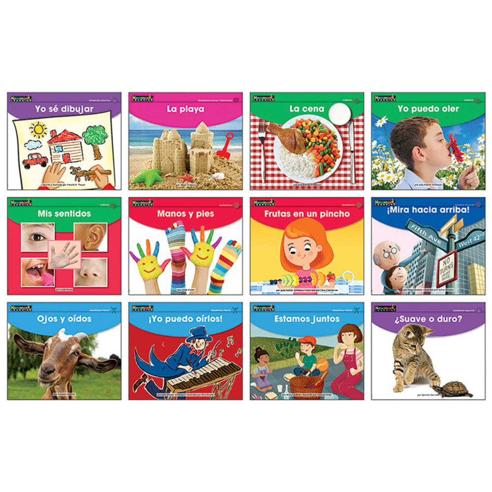 NEWMARK LEARNING NL-6202 Early Rising Readers My Five Senses Theme Set Spanish Image 1