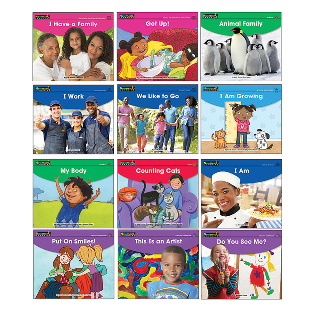 NEWMARK LEARNING NL-6205 Early Rising Readers Myself And My Family Theme Set Image 1