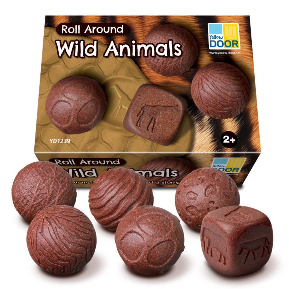 Yellow Door US LLC YUS1239 Wild Animals Rollers for Fine Motor Skills Image 1