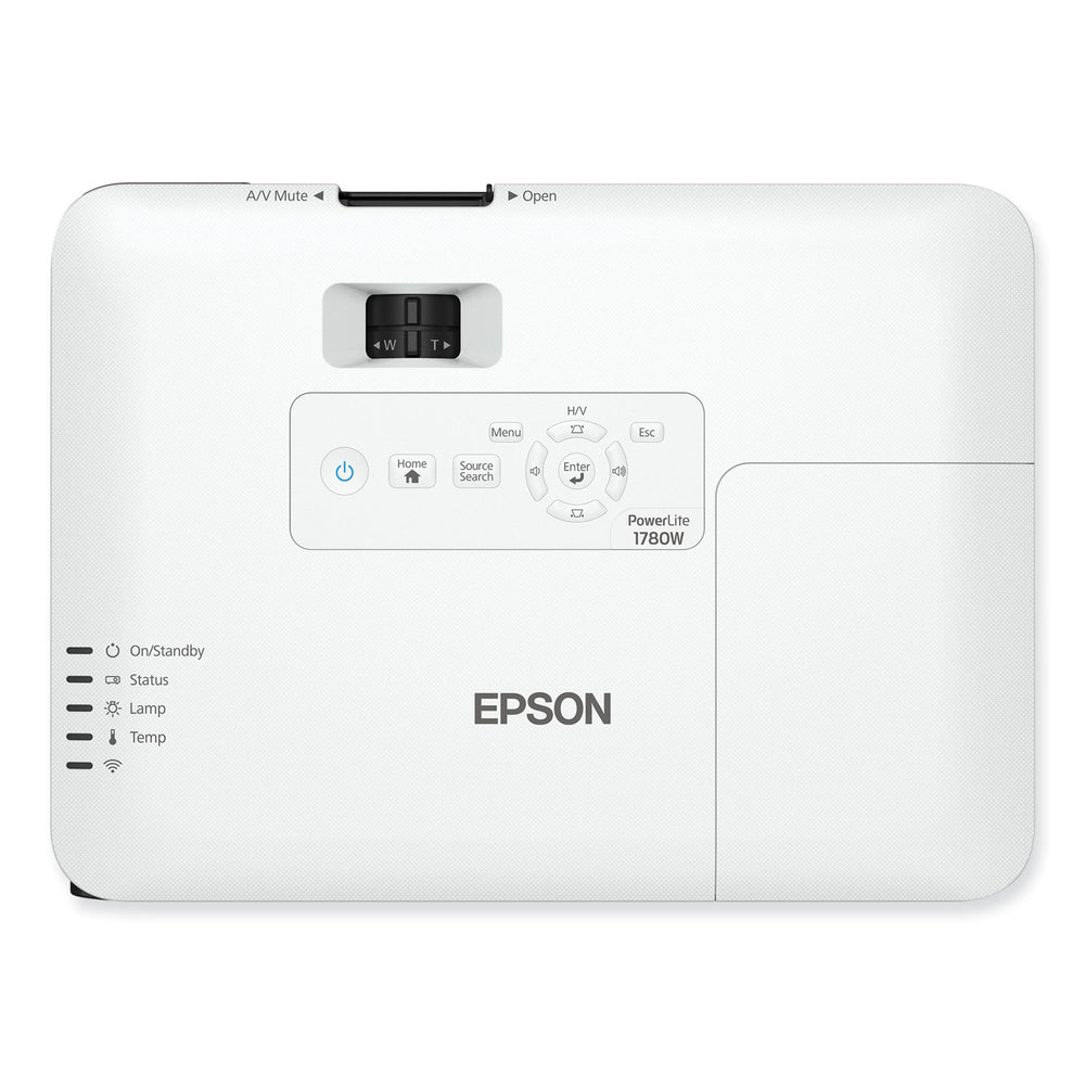 Epson 1780W Wireless WXGA Projector, 3000 Lumens, 1280x800 Pixels