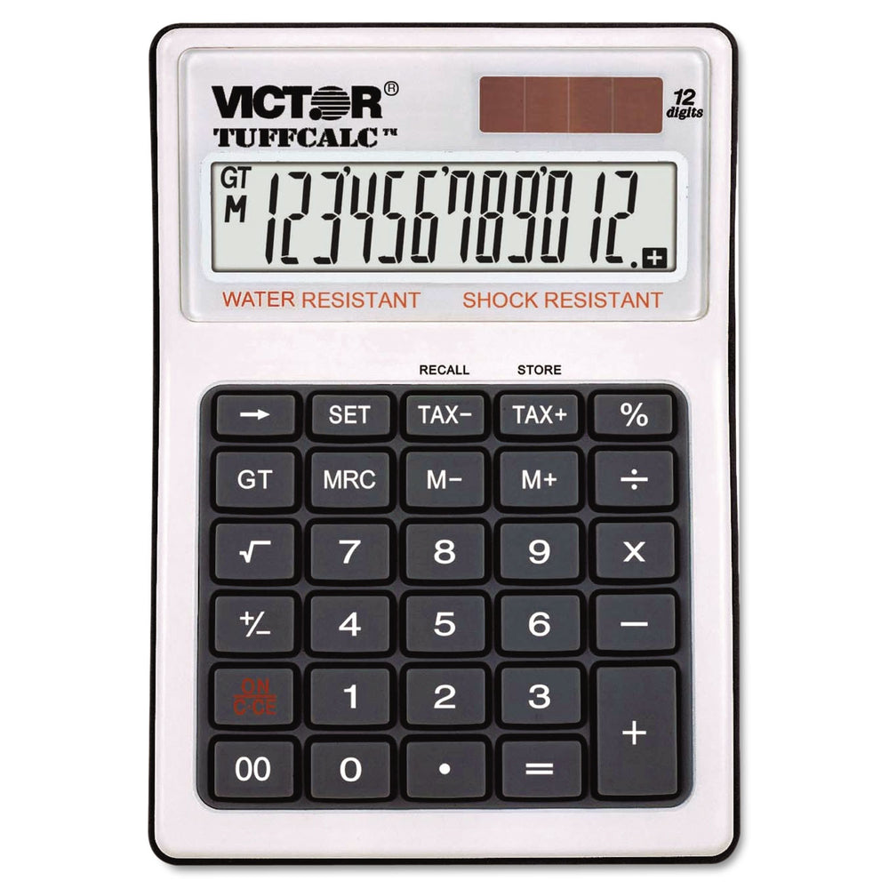 Victor 99901 TuffCalc Desktop Water/Shock Resistant Calculator Image 1