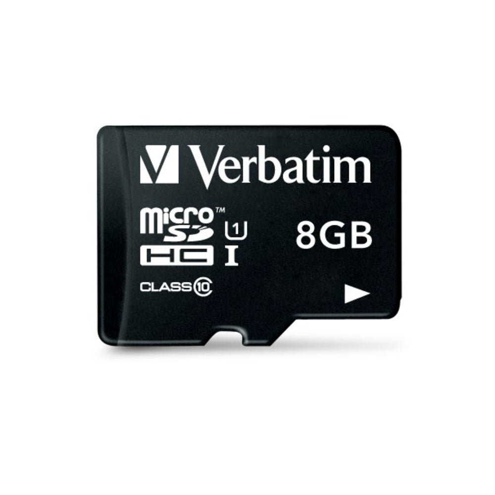 Verbatim 44081 8GB Premium microSDHC Memory Card Adapter UHS-I V10