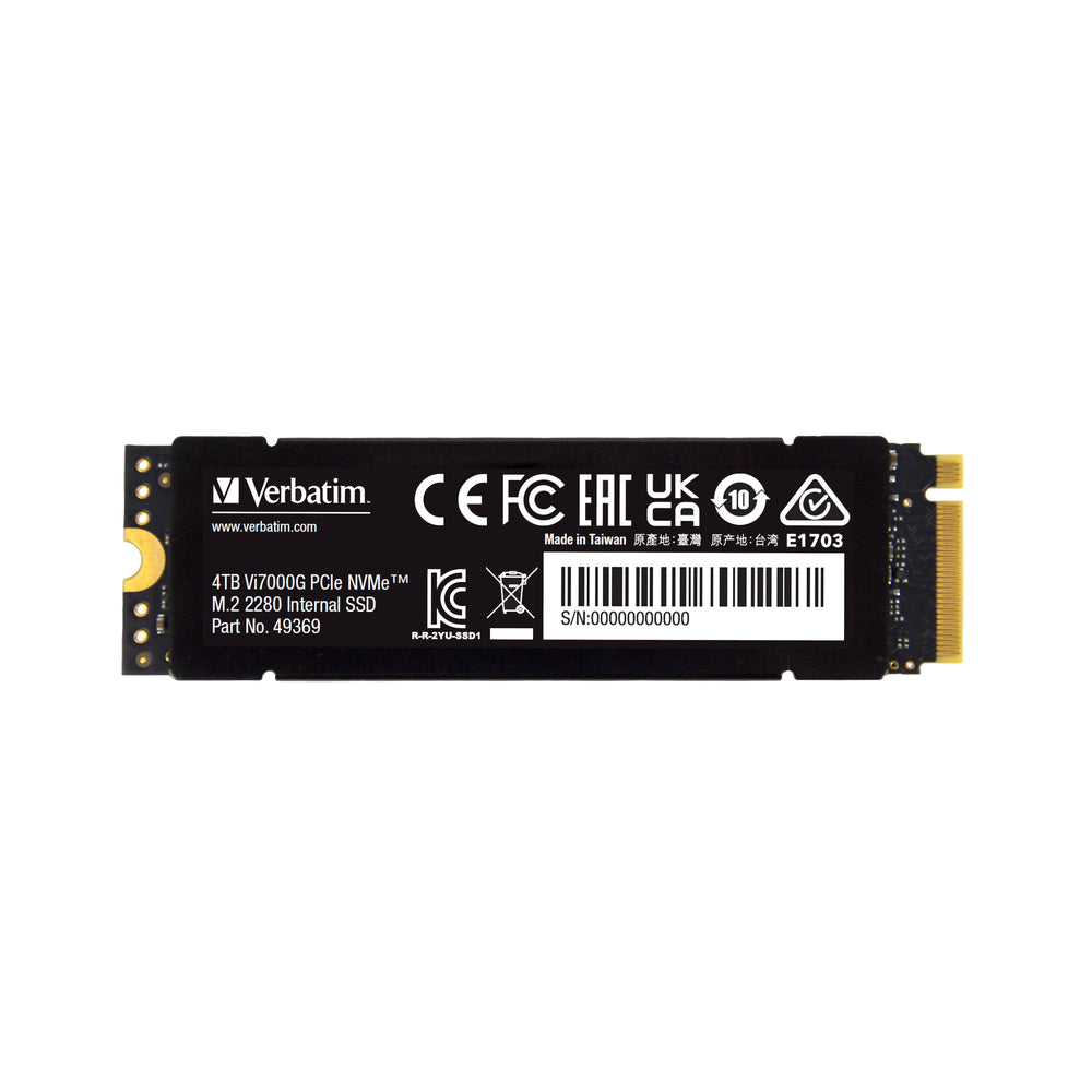 Verbatim Vi7000 M.2 4TB PCIe 4.0 NVMe SSD