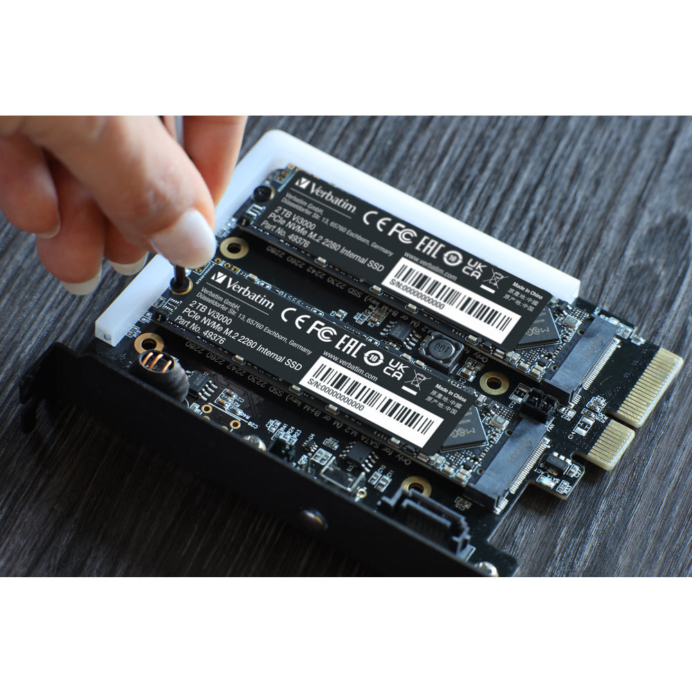 Verbatim 49376 2Tb Vi3000 PCIe NVMe M.2 SSD 2Yr Limited Warranty