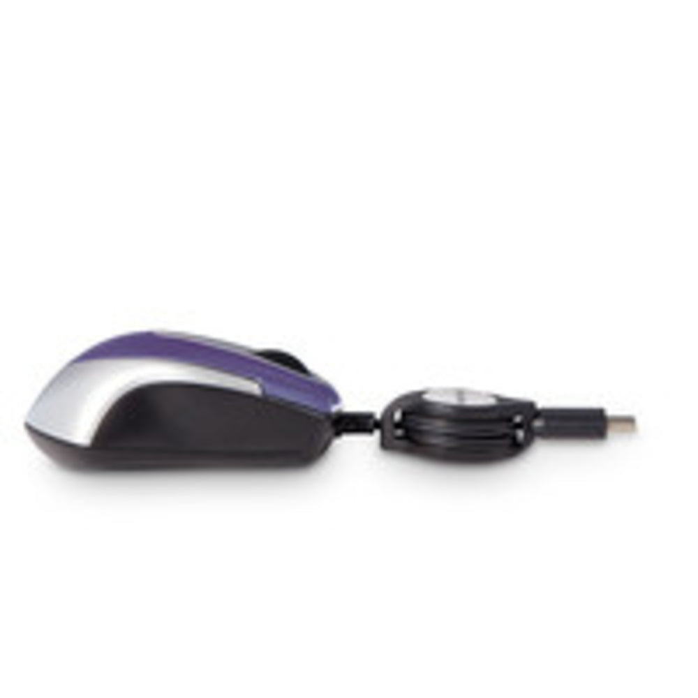 VERBATIM STORAGE MEDIA 70238 MINI TRAVEL OPTICAL MOUSE USB-C DEVICES PURPLE