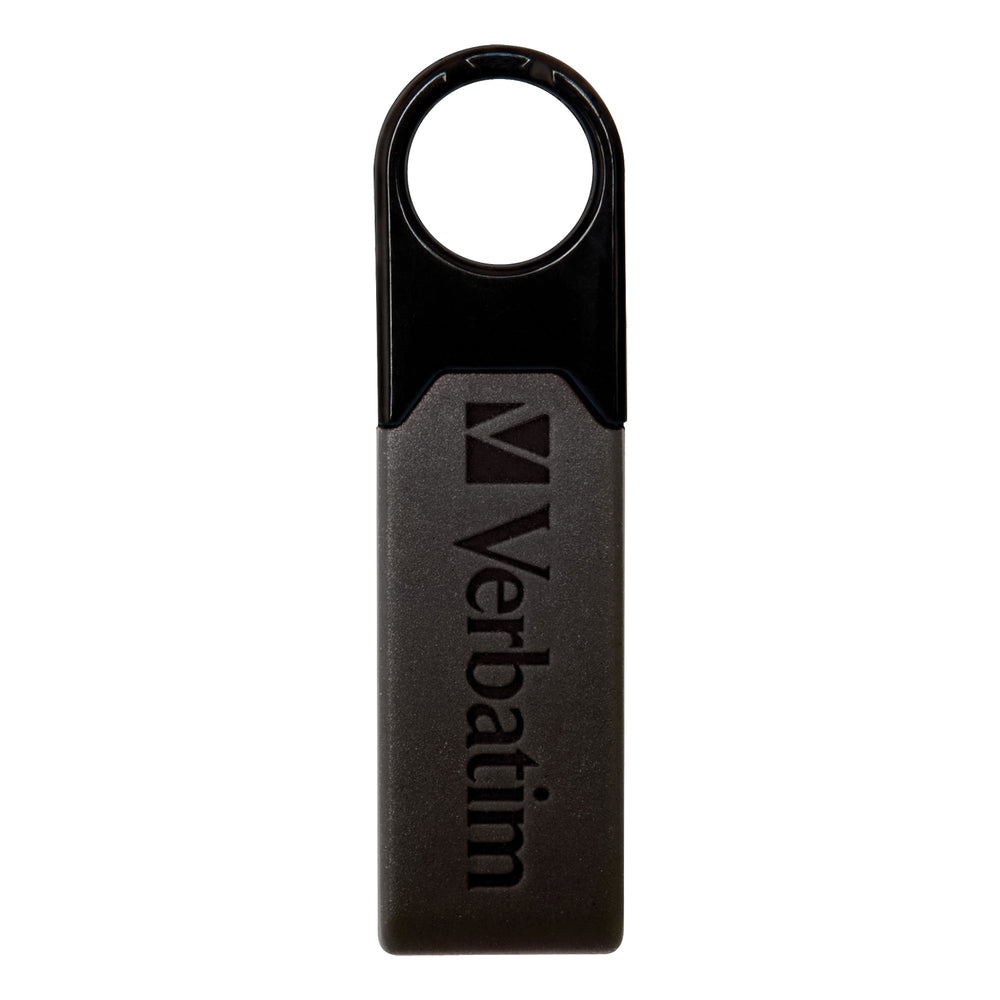 Verbatim 97764 Store 'n' Go Micro Plus USB Flash Drive 16GB 2.0 Black TAA