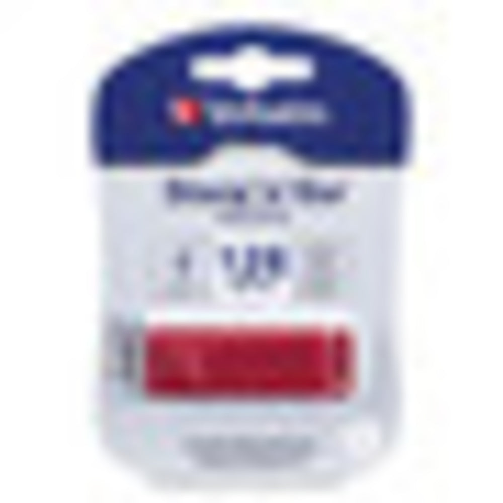 Verbatim Corporation 98525 128Gb Flash Drive Usb 2.0 Red Store N Go