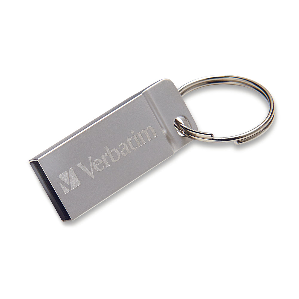 Verbatim Corporation 98750 64Gb Metal Executive Usb 2.0 Flash Drive Silver