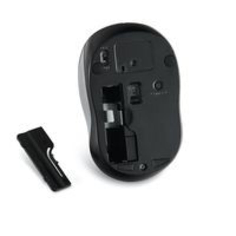 Silent Wireless Blue LED Mouse, 2.4 GHz, 32.8 ft Range, Left