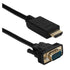 Qvs Xhdv-10 10Ft Hdmi To Vga Video Converter Cable Image 1