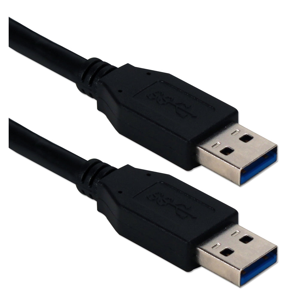 Qvs Cc2229C-10Bk 10Ft Usb 3.0/3.1 Typea Male To 5Gbps Black Cable Image 1