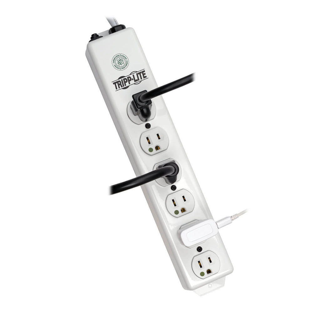 TRIPP LITE PS-615-HG POWER STRIP MEDICAL 120V 5-15R-HG 6 OUTLET 15FT CORD METAL