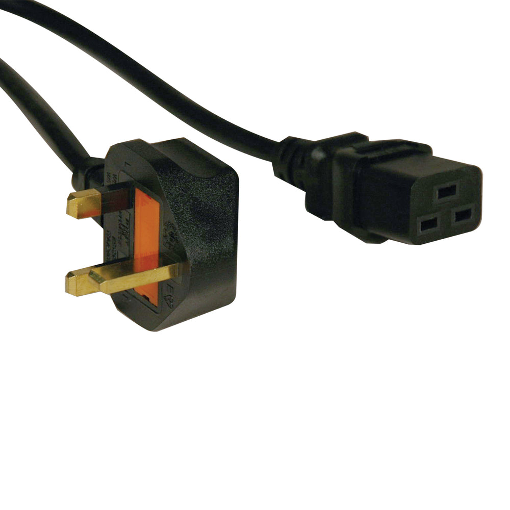 TRIPP LITE CABLES AND CONNECTI P052-008 8ft Computer Power Cord UK Cable C19 to  Image 1