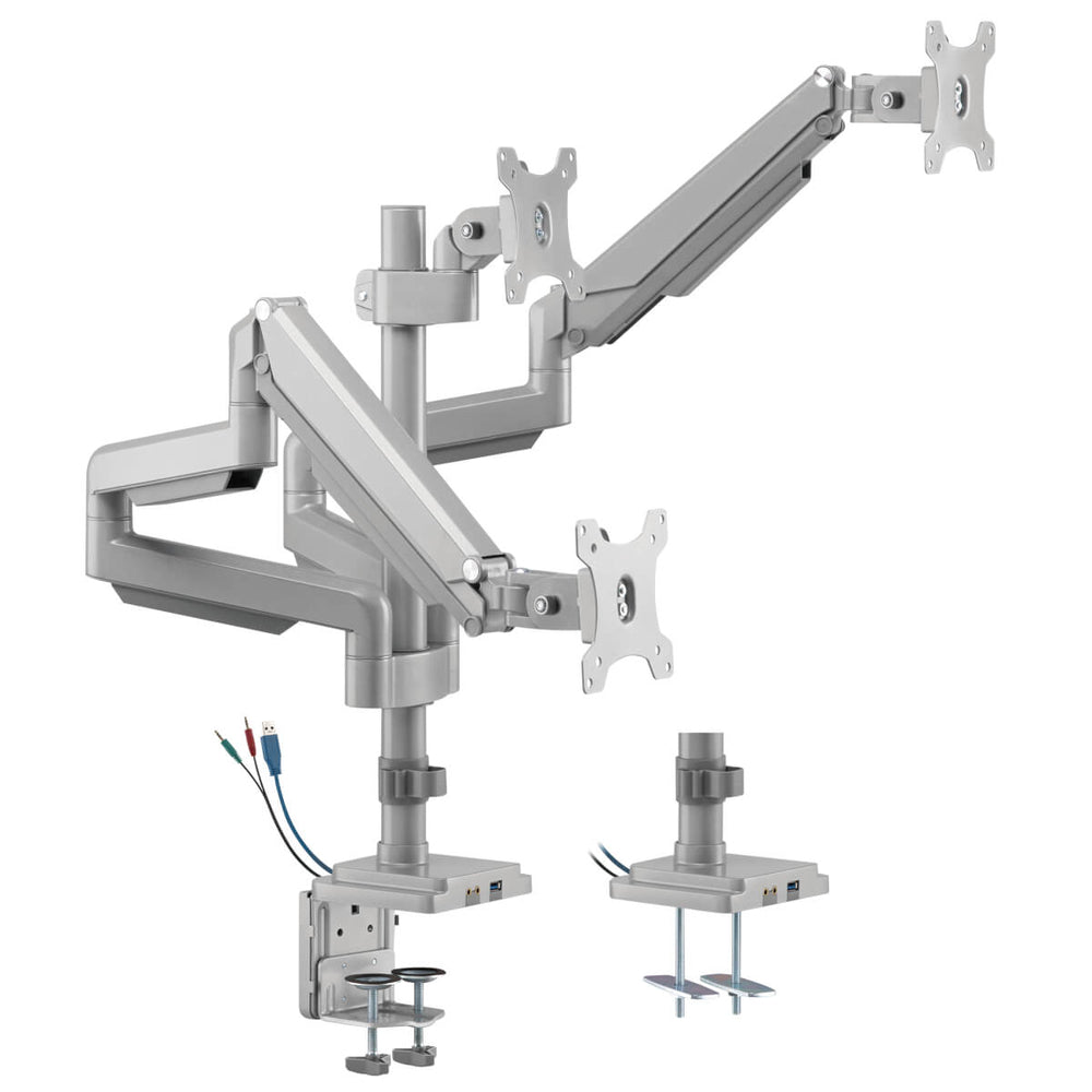 TRIPP LITE NON CABLES AND CONN DDR1730TAL Triple-Display Flex-Arm Desktop Clamp