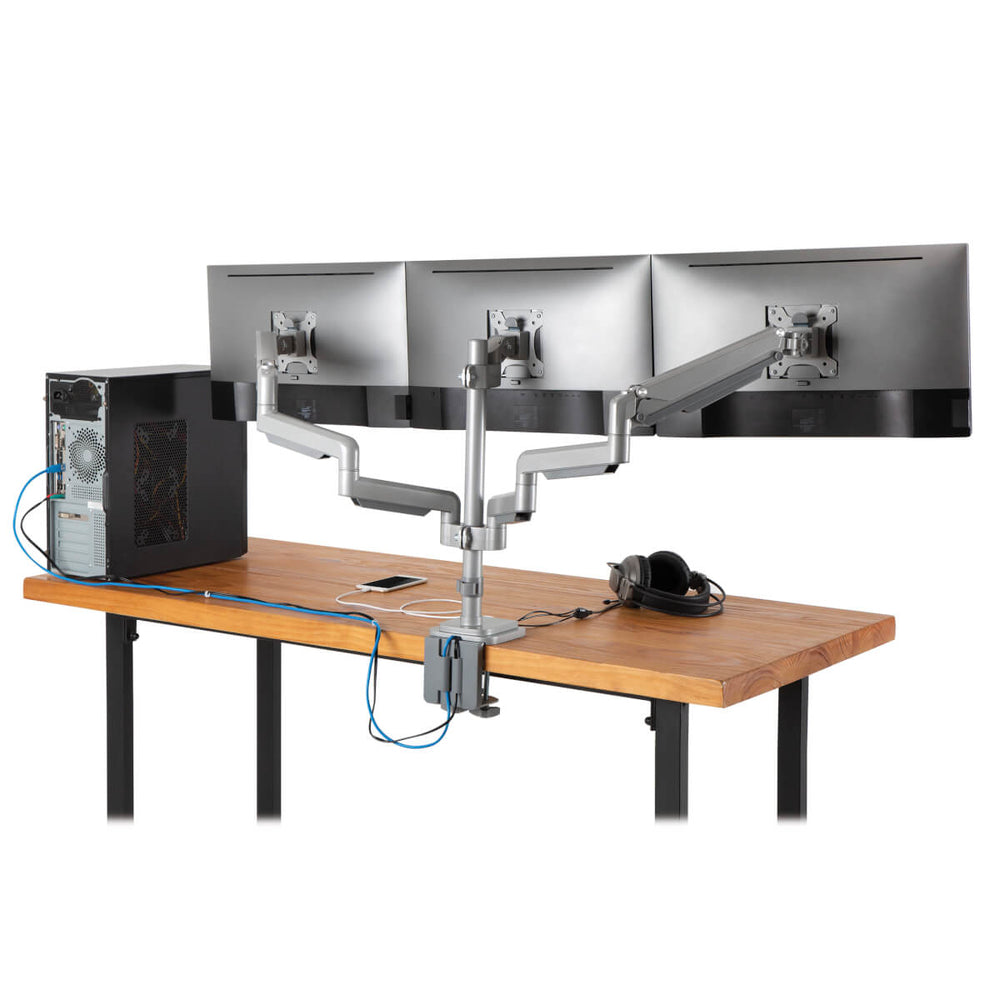 TRIPP LITE NON CABLES AND CONN DDR1730TAL Triple-Display Flex-Arm Desktop Clamp Image 1