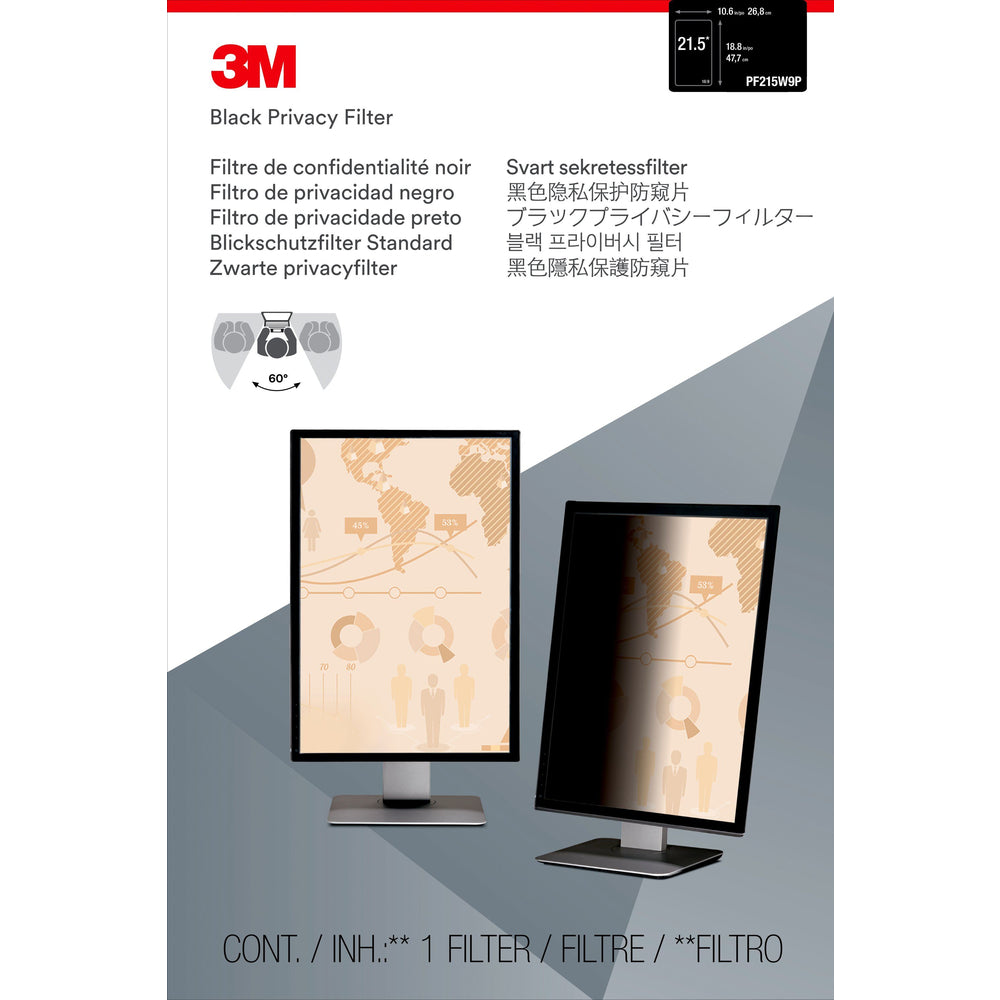 3M Pf215W9P Privacy Filter for Display Screens - Simply Effective