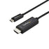 Startech.Com Cdp2Hd3Mbnl Black 10Ft/3M Usb Type C Dp Alt Mode Hbr2 To Hdmi 2.0 Image 1