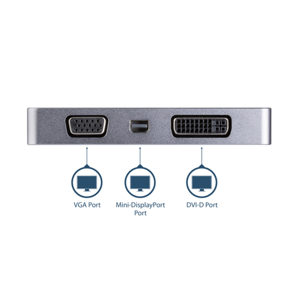 Startech CDPVDHDMDPSG USB-C Adapter VGA DVI HDMI MDP