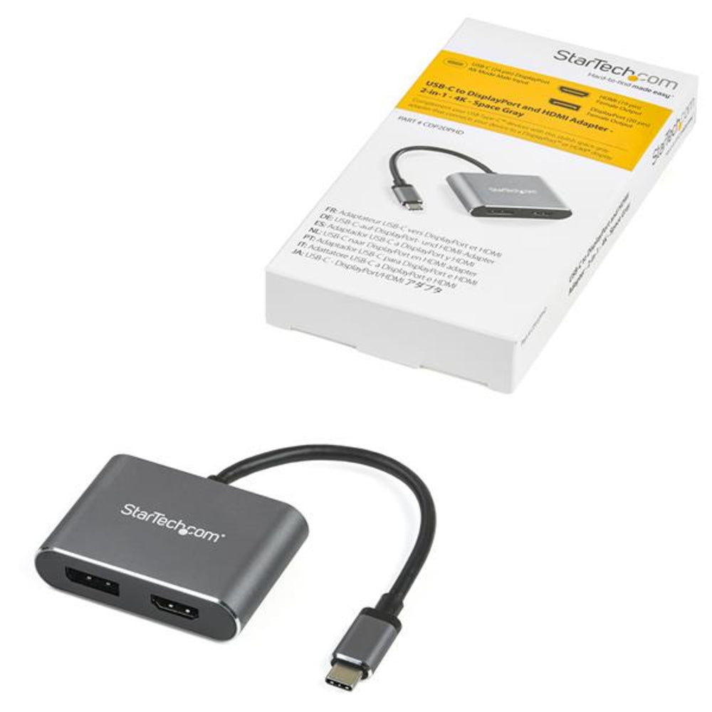 Startech.com CDP2DPHD USB-C Multiport Video Adapter 4K 60Hz HDMI 2.0