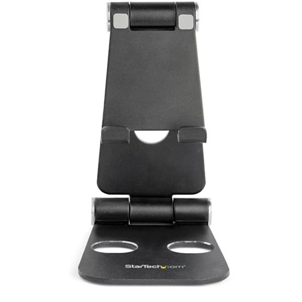 Startech.com USPTLSTNDB Smartphone and Tablet Stand Portable Foldable Black