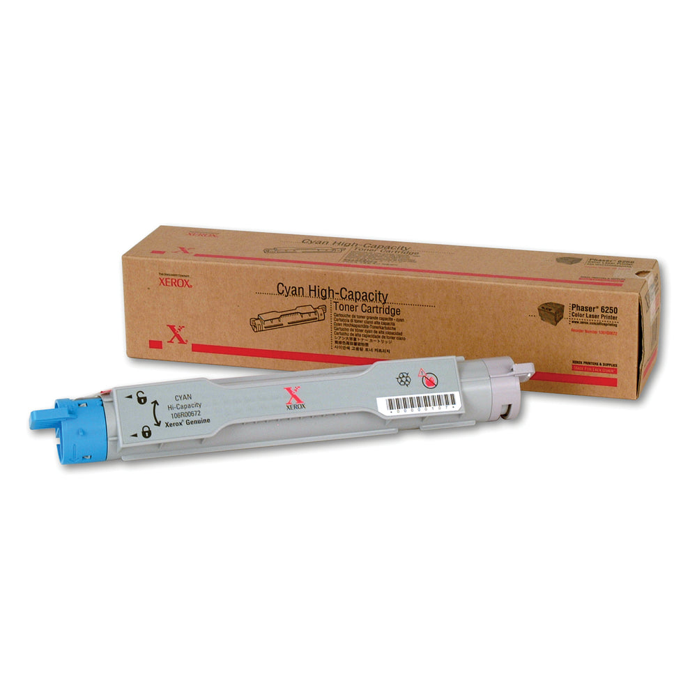 Xerox 106R00672 Phaser 6250 Cyan Toner - High Capacity Image 1