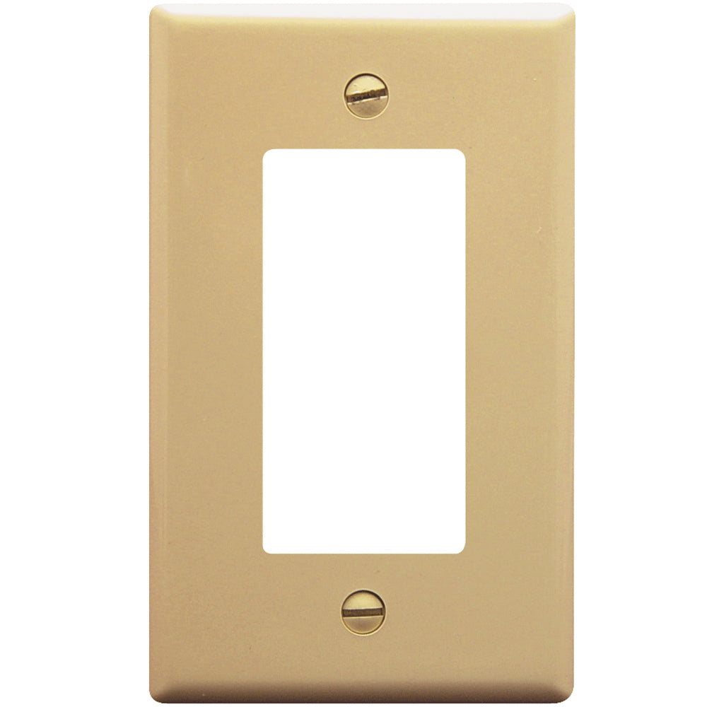 ICC IC107DFSIV Face Plate Decorex 1-Gang Ivory Image 1