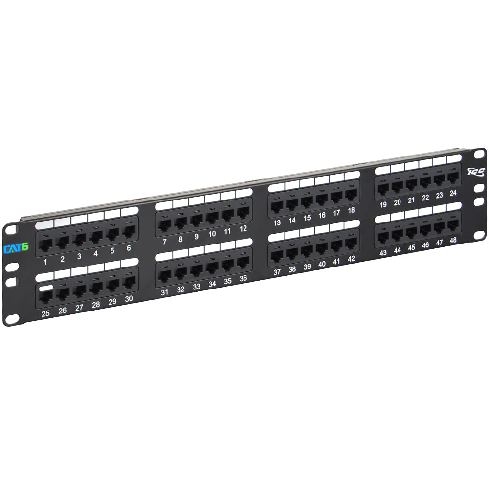 Icc Icmpp04860 Patch Panel- Cat 6- 48-Port- 2 Rms Image 1