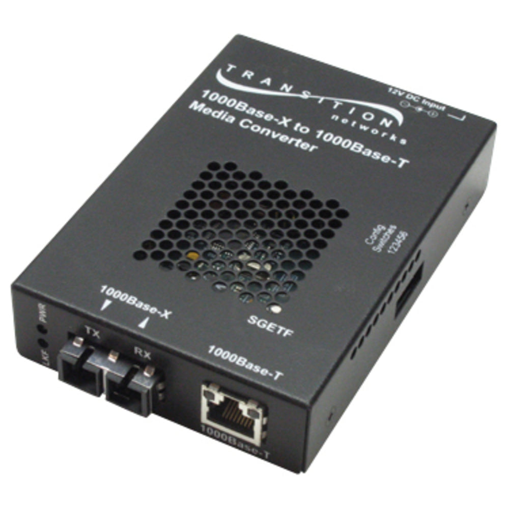 TRANSITION NETWORKS INC SGETF1014-110-NA 1000Base-T To 1000Base-Sx/Lx Sm Sc Image 1