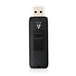 V7 Memory Vf264Gar-Blk-3N 64Gb Black Flash Drive Usb2.0 Retractable Connector Image 1