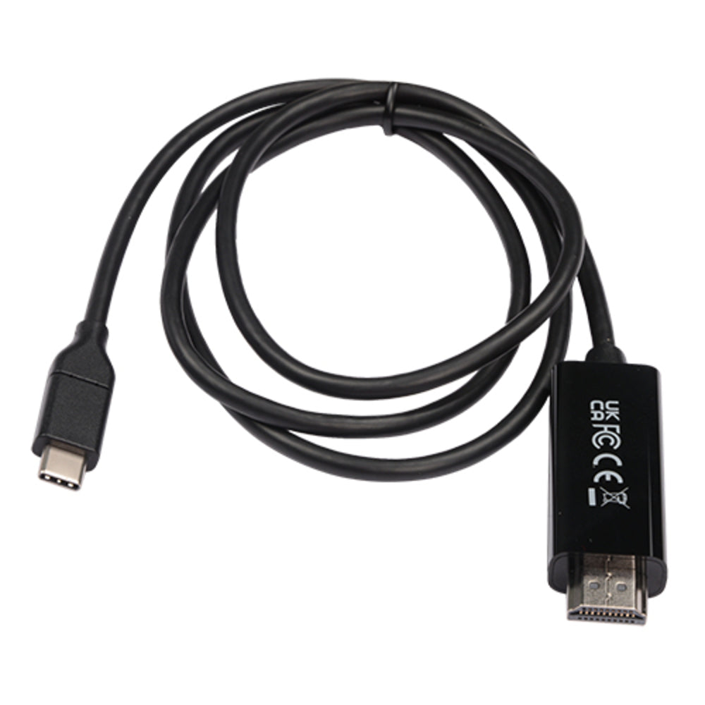 V7 V7UCHDMI-1M video cable adapter 39.4" 1 m USB Type-C 3.2 Gen 1 HDMI Black