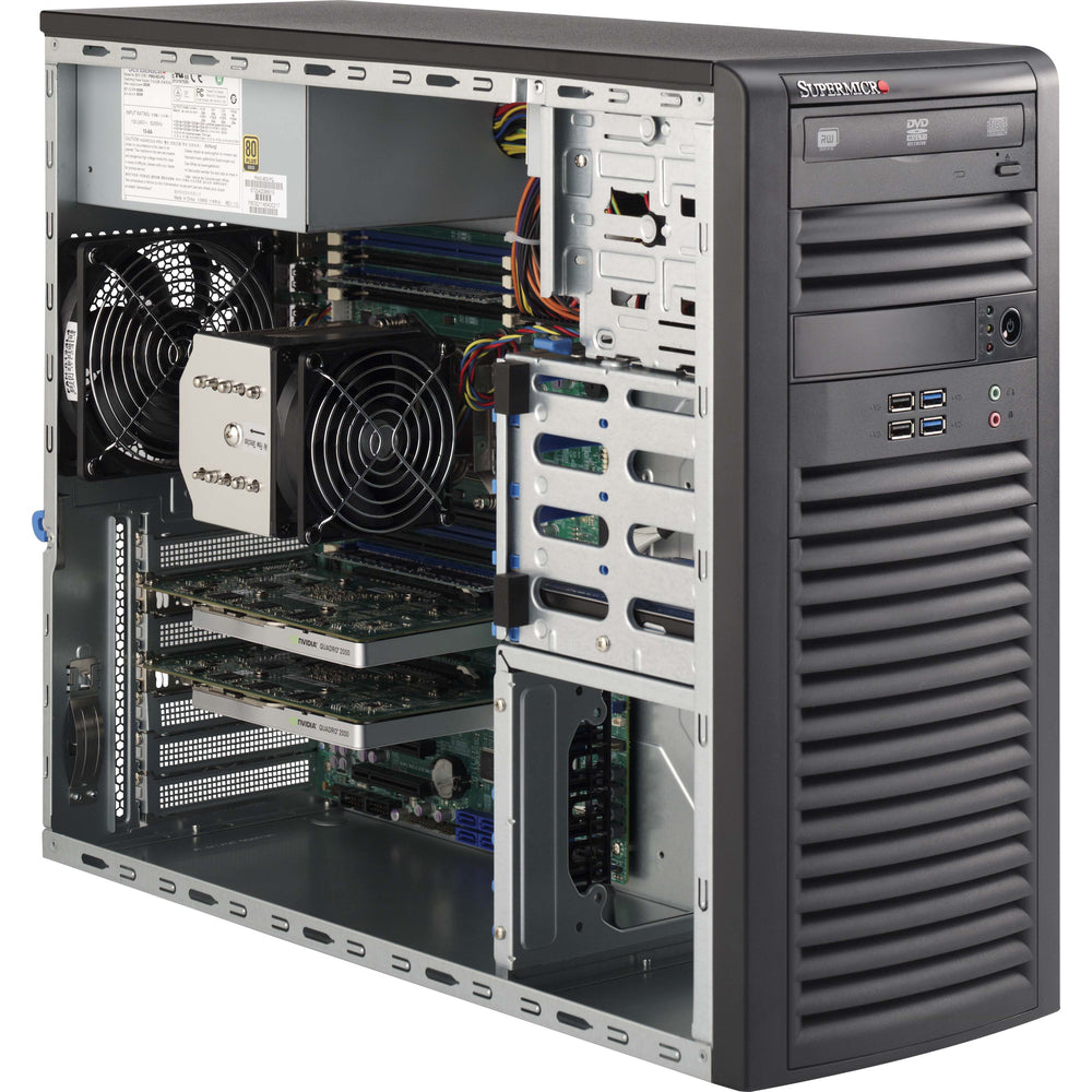 Supermicro Cse-732d4-903b Case Mid-Tower 900W 80Plus 4x3.5inch Sas/Sata Black