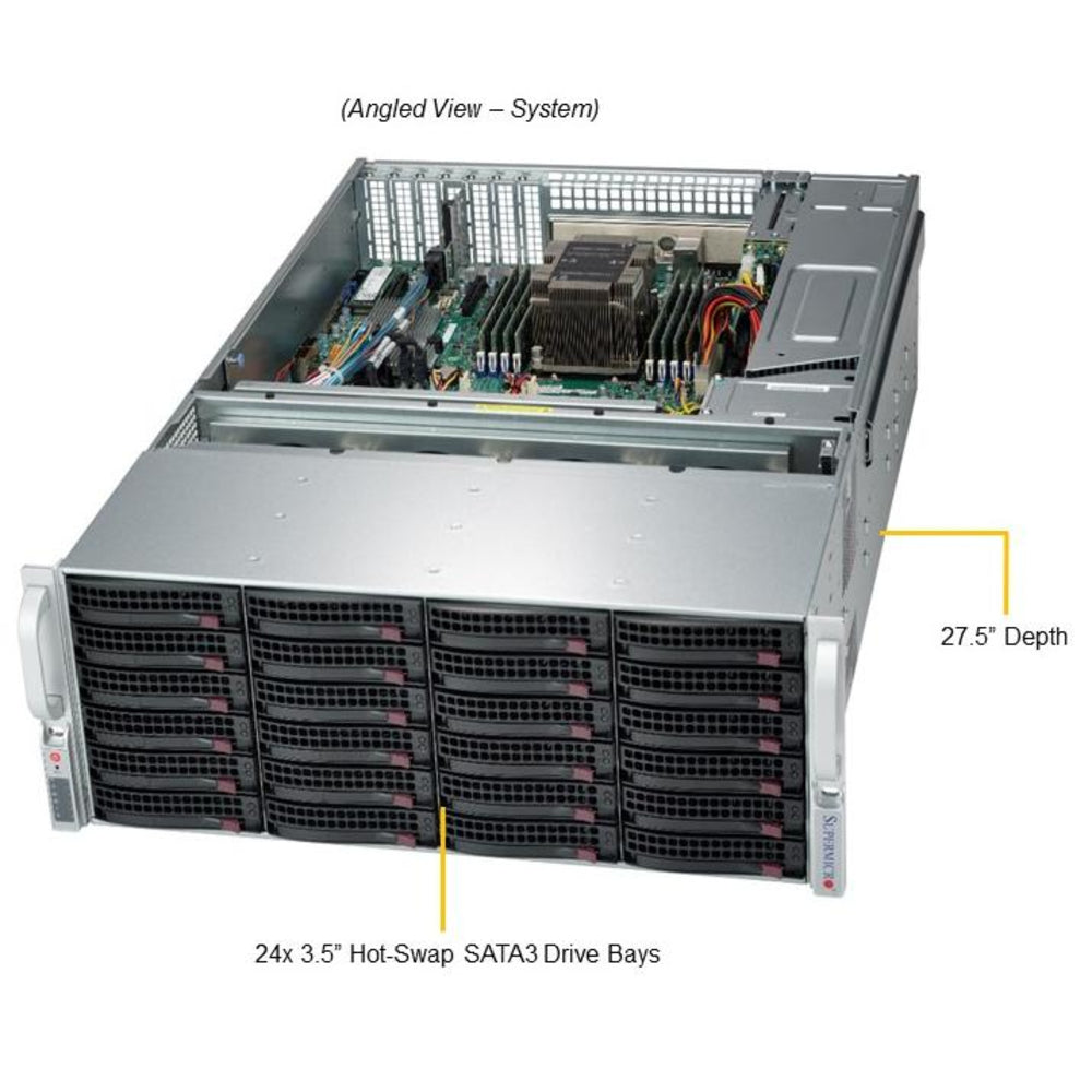 Supermicro SSG-5049P-E1CTR36L 4U LGA3647 C622 36x3.5HS SATA SAS Server