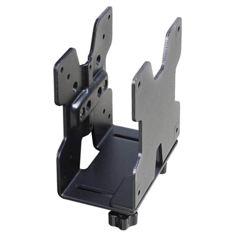 Ergotron 80-107-200 Thin Client Mount - Black, Desk-Mounted CPU Holder Image 1